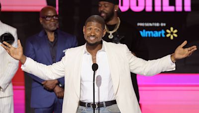 Usher Accepts Lifetime Achievement Award at 2024 BET Awards, But His Audio Kept Cutting Out