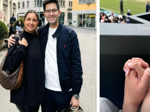 Wimbledon 2024: Parineeti Chopra, Raghav Chadha Hold Hands As They Catch Men's Singles Final. See Pic