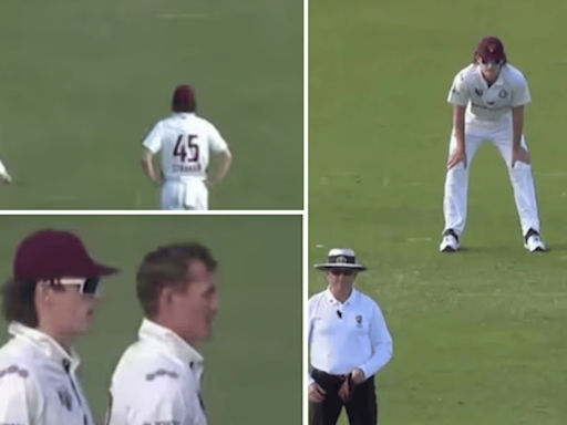 Brainfade Moment! Marnus Labuschagne Stuns Umpire With Unorthodox Field During Sheffield Shield Match; Video