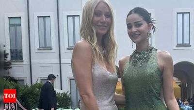 Ananya Panday meets Gwyneth Paltrow at Milan event, calls her 'one of the sweetest people ever' | Hindi Movie News - Times of India