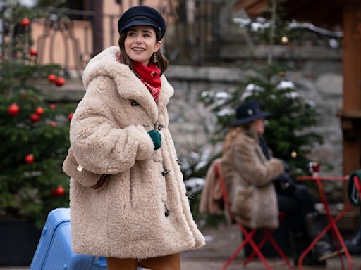 ‘Emily in Paris’ Debuts First-look Images of Season Four Outfits and Winter Wardrobe Makeovers