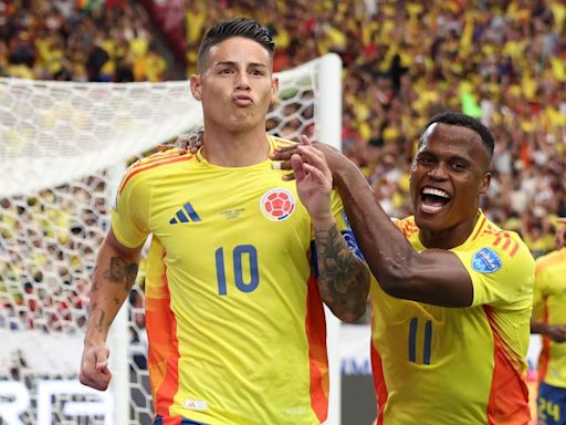 Resumen y resultado de Colombia 5-0 Panamá en la Copa América 2024: James lleva a semifinales a la selección