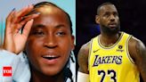 Paris Olympics: Tennis star Coco Gauff 'concerned' about height difference with fellow USA flagbearer LeBron James | Paris Olympics 2024 News - Times of India