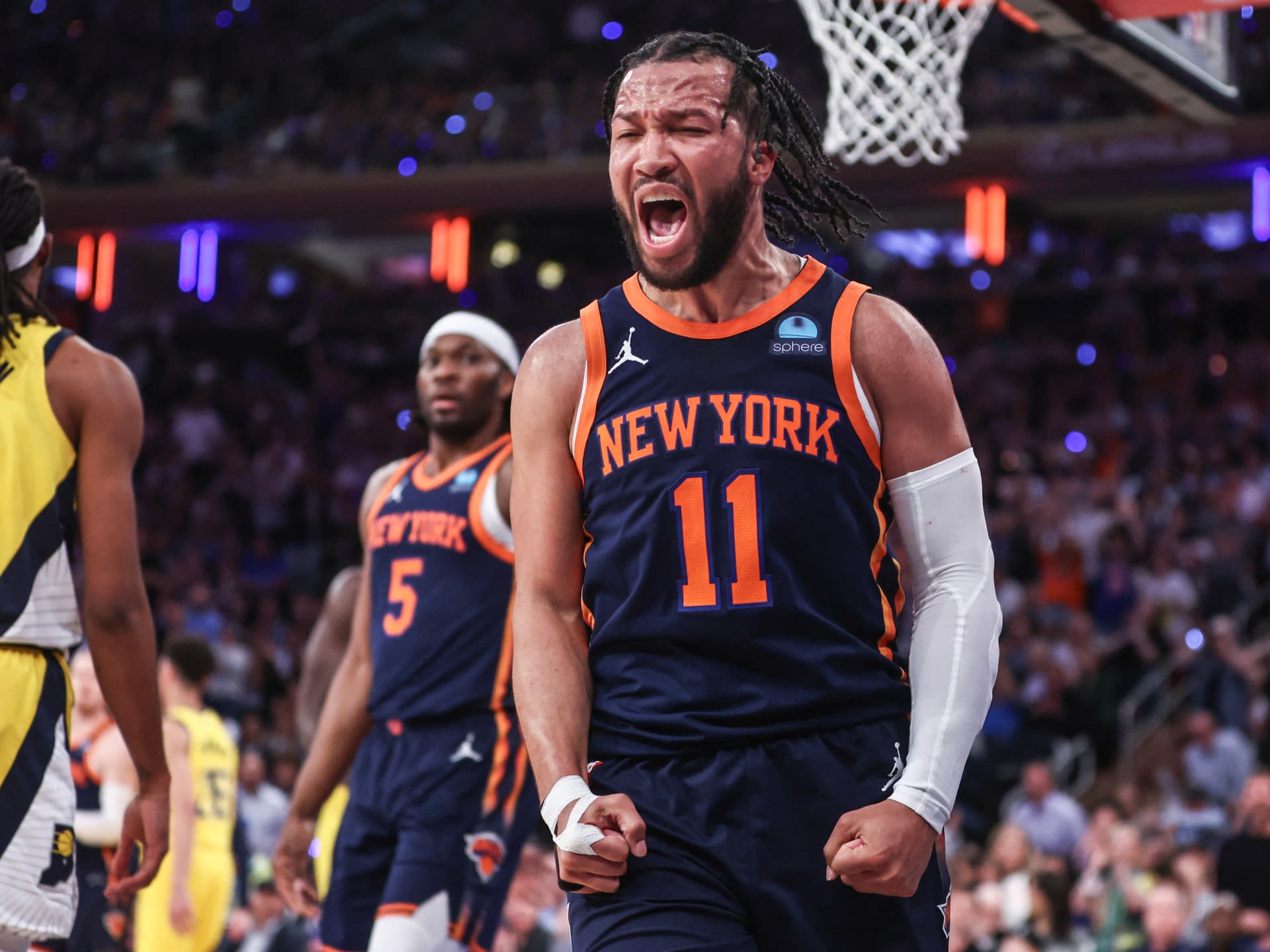 Brunson shines as NY Knicks fight back to beat Indiana Pacers in Game 2