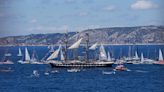 Olympic torch arrives in Marseille on 3-mast ship amid fanfare, tight security