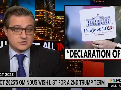 Chris Hayes Warns the Trump-Aligned Project 2025 is a ‘Fantasy of Dictatorial Control’ by ‘Really Creepy Weirdos’ | Video