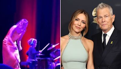 Katharine McPhee and David Foster’s Son Plays Drums on Stage as Their 'Very Special Guest'