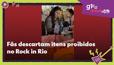 Rock in Rio tem mais de 20 mil itens barrados na revista: veja o que pode ou não pode levar para o festival