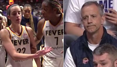 Watch: Caitlin Clark Struggles Badly in WNBA Debut, Sparks Reaction from Her Dad Live On Air