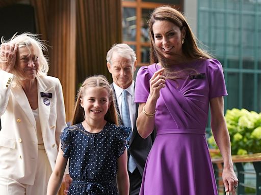 Princess Kate Middleton, Princess Charlotte Enjoy Wimbledon 2024