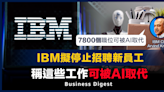 【人工智能】IBM擬停止招聘新員工，稱這些工作可被AI取代