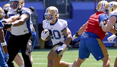 Bombers' RB Brady Oliveira looking to satisfy hunger against Calgary