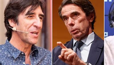 Benjamín Prado e Isaías Lafuente retratan a Aznar por llamar "farsante" a Sánchez