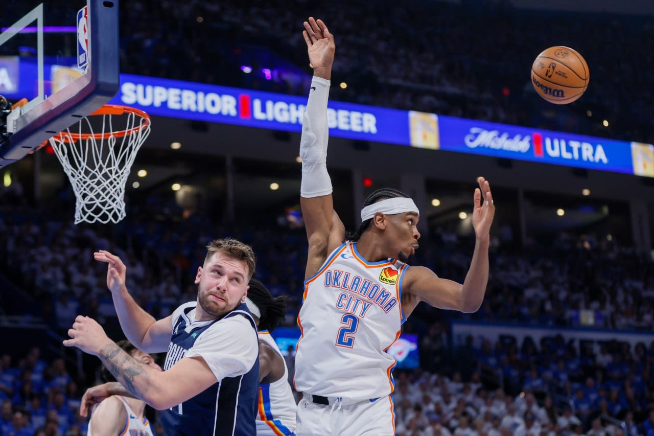 Gilgeous-Alexander has 29 points to help Thunder roll past Mavericks in Game 1 of West semifinals