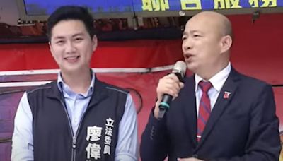 糗了！廖偉翔服務處喬遷韓國瑜親自站台、謝龍介現場炒米粉 卻被踢爆是違建