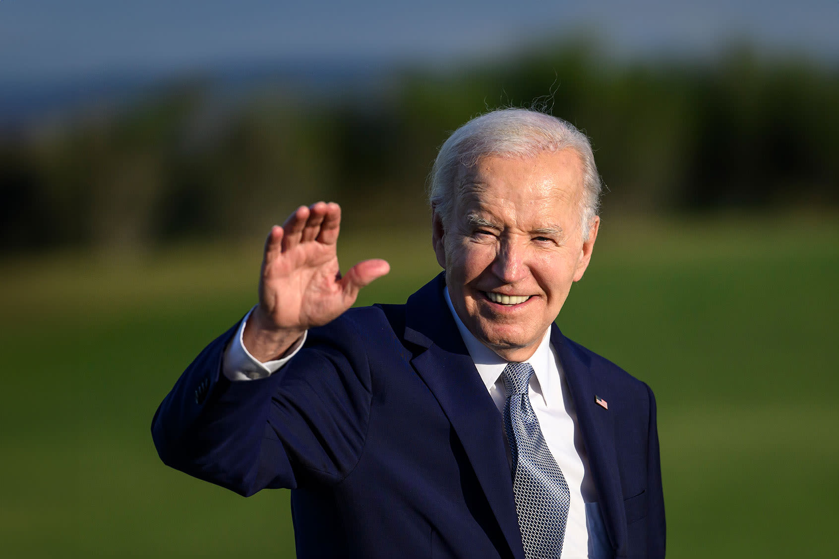 Biden takes lead over Trump in Fox News poll for the first time since October 2023