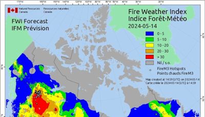 Canadian zombie fires reigniting, sending smoke to US