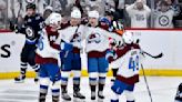 Rantanen scores twice in the 3rd period to lead Avalanche past Jets 6-3 and into the 2nd round