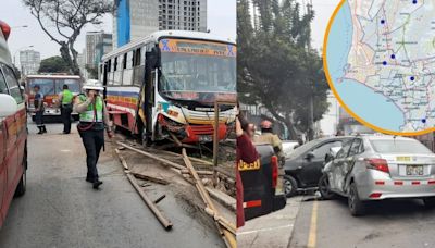 Choques, atropellos y despistes en Lima: estas son las zonas con más accidentes de tránsito en lo que va del 2024