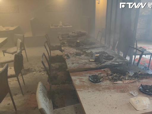 知名火鍋店遭「潑漆揮發起火！」嫌犯及1民眾受傷送醫
