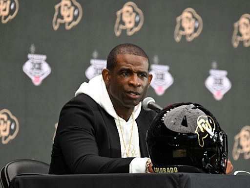 Colorado coach Deion Sanders takes Las Vegas by storm