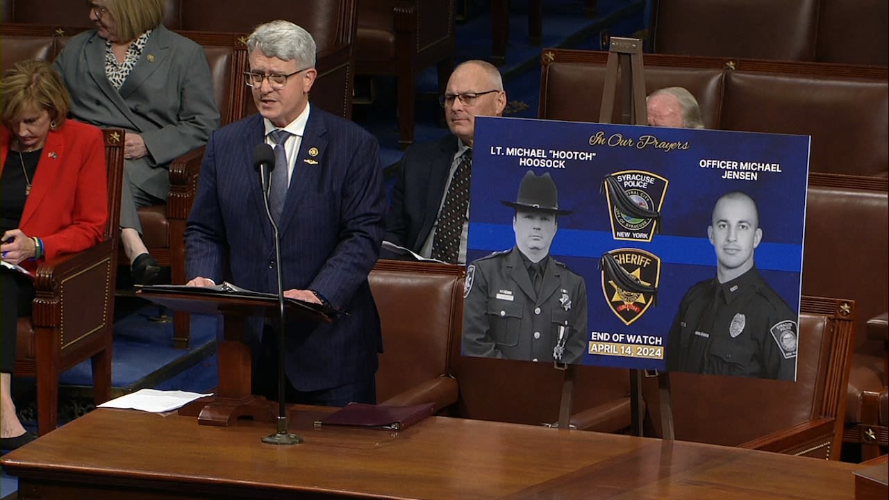 Rep. Brandon Williams honors 2 slain police officers in House speech