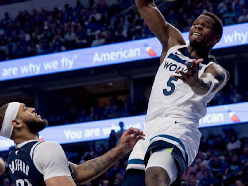 Anthony Edwards' electric slam lit Wolves up, until Dallas slammed them down