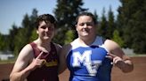 Friendly shot put rivalry pushes Prairie’s Foster, Mountain View’s Pasillas-Stanton to top of state rankings