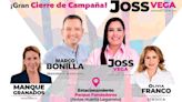 Invita Joss Vega, cerrará con campaña Los Vendavales el miércoles