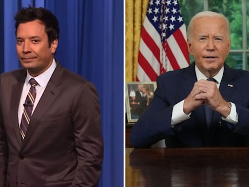 Jimmy Fallon Takes a Jab at Biden Over COVID Diagnosis