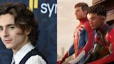 Timothée Chalamet elige Spider-Man 2 como su juego favorito del 2023