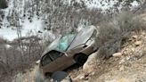 Crash shuts down North Ogden Divide as car goes off road, down embankment