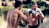 Chris Hemsworth 'Sweating Off the Birthday Cake' with Shirtless Boxing Match