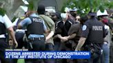 68 arrested at Pro-Palestinian protest outside the Art Institute of Chicago, police say