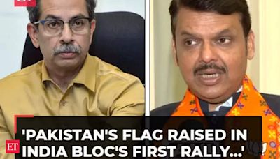 Fadnavis attacks Uddhav Thackeray: 'Pakistan's flag raised in INDIA Bloc's first rally…'