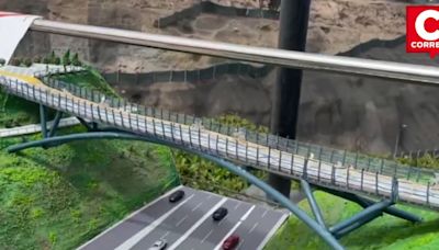 Puente peatonal que unirá a Miraflores y Barranco se inaugurará en noviembre