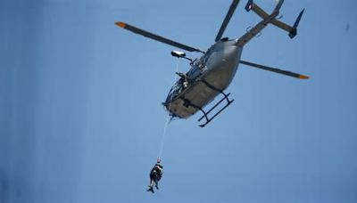 La historia detrás del inédito rescate de hombre atrapado en incendio en edificio