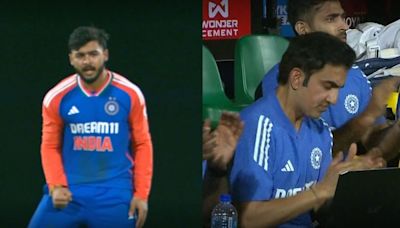 Gautam Gambhir can't keep calm in dugout after Riyan Parag celebrates wicket aggressively, strikes thrice in 5 balls