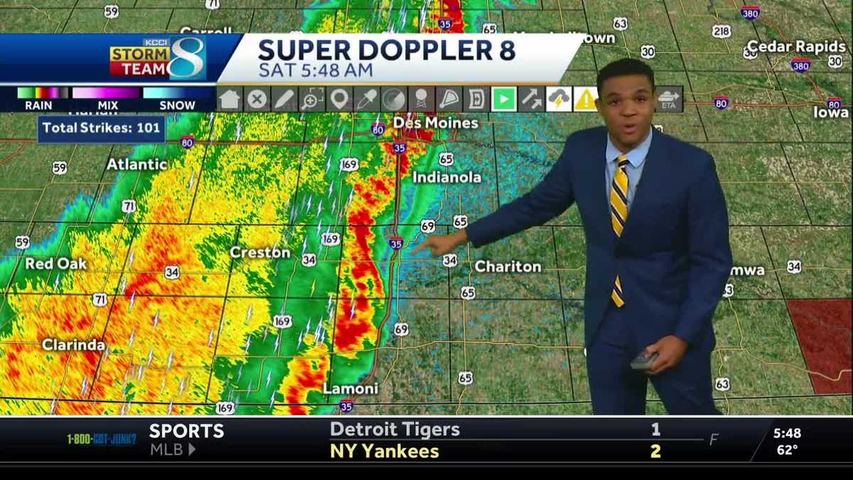 Iowa Weather: Rain and storms clear this morning, another powerful system on the way next week