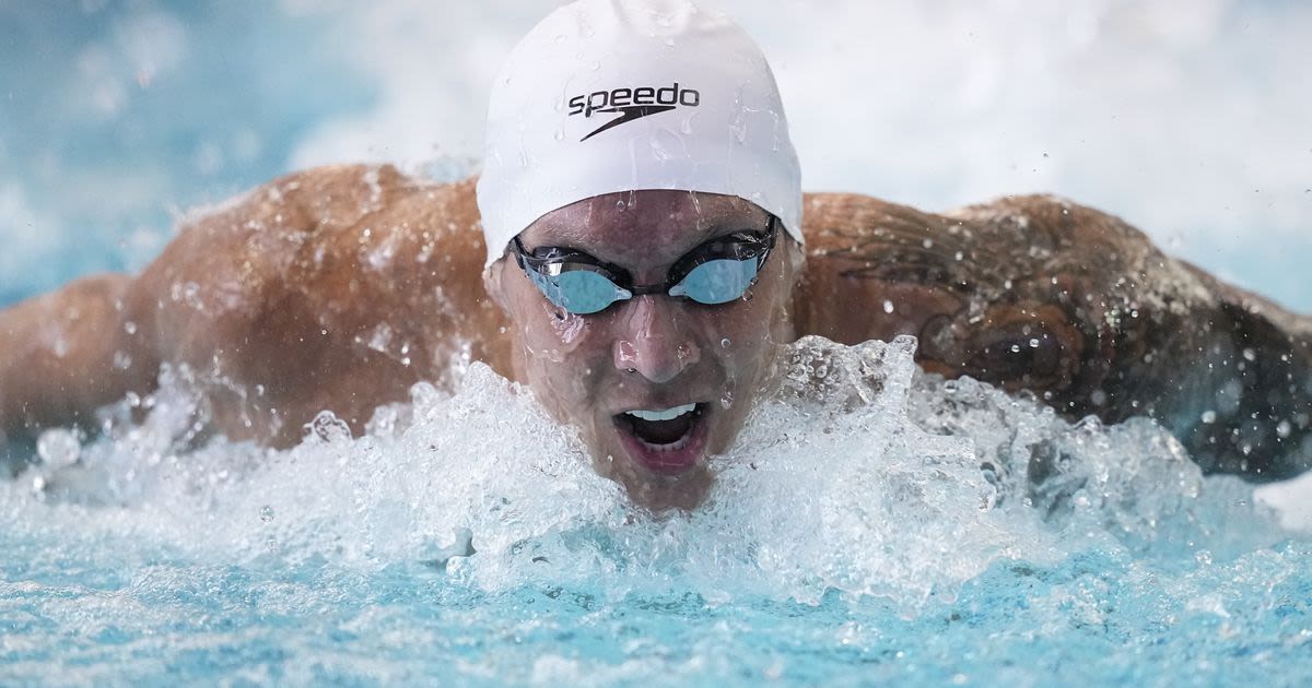 Tokyo Olympic star Caeleb Dressel makes his debut at US swim trials, advancing in the 100 free