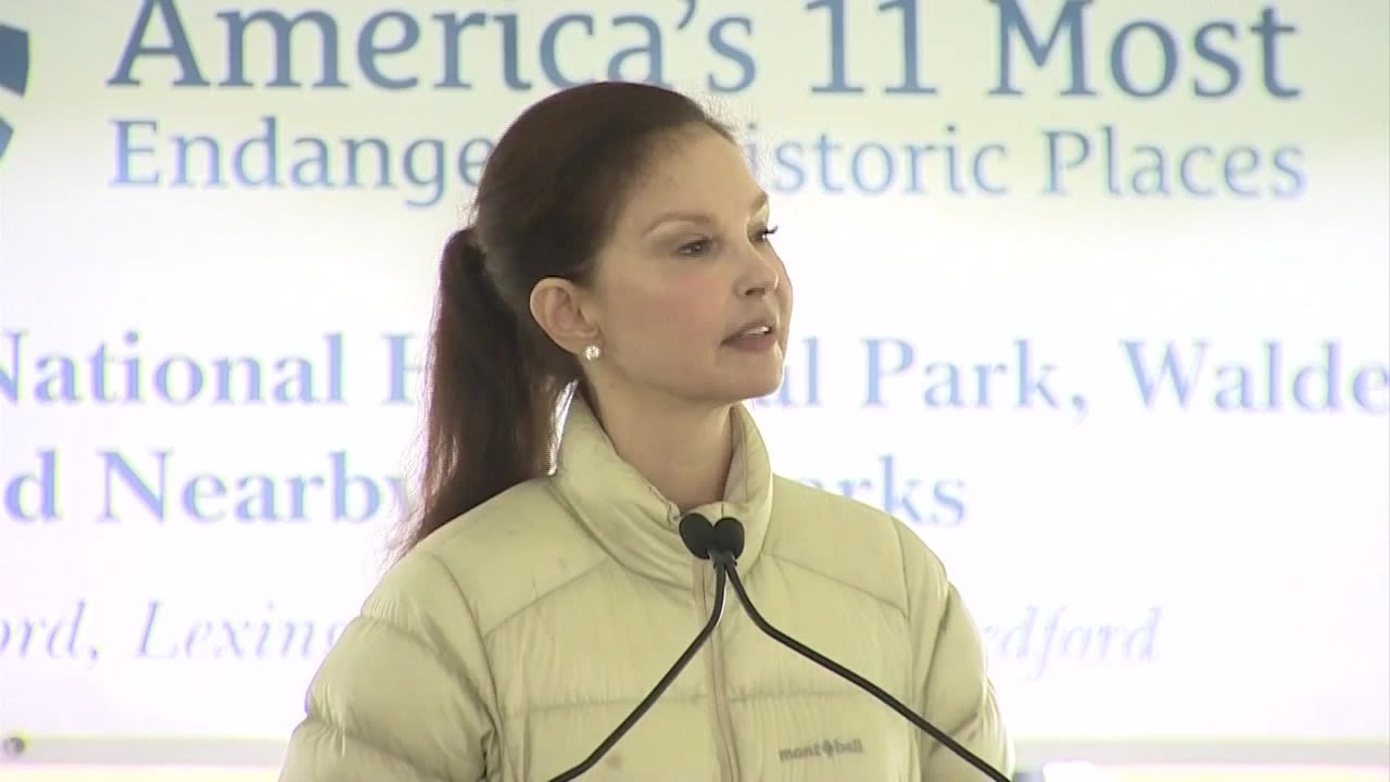 Actress Ashley Judd speaks against expansion of Hanscom Field in Concord - Boston News, Weather, Sports | WHDH 7News