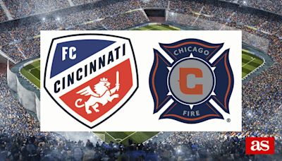 FC Cincinnati vs Chicago Fire: estadísticas previas y datos en directo | MLS - Liga USA 2024