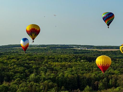 Hot air balloons this weekend at Letchworth State Park