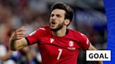 Euro 2024: Georgia's Khvicha Kvaratskhelia scores against Portugal