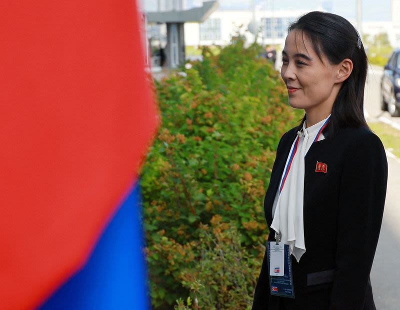 North Korea leader's sister denies arms exchange with Russia, KCNA says