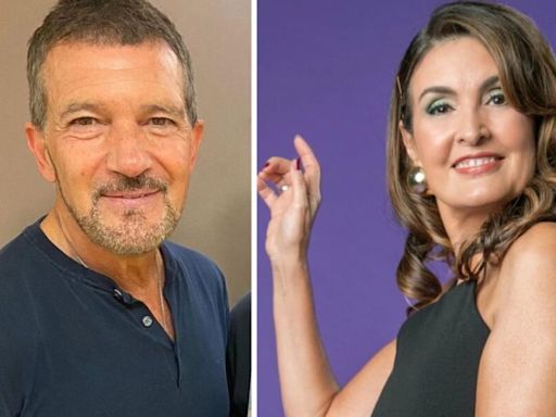 Fátima Bernardes quer dançar com Antonio Banderas na Globo; entenda
