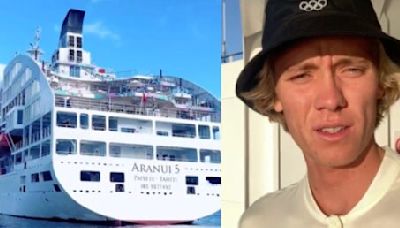 These Olympic athletes are staying on a luxury cruise ship in Tahiti | Offside