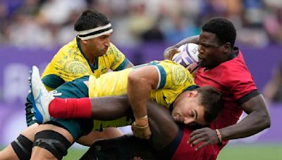 France struggles in Day 1 of the Olympic rugby sevens tournament