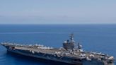 A US Navy aircraft carrier is rearmed and back in the Red Sea amid a Houthi missile crisis with no end in sight