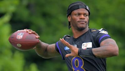 Ravens QB Lamar Jackson stacks camp practices